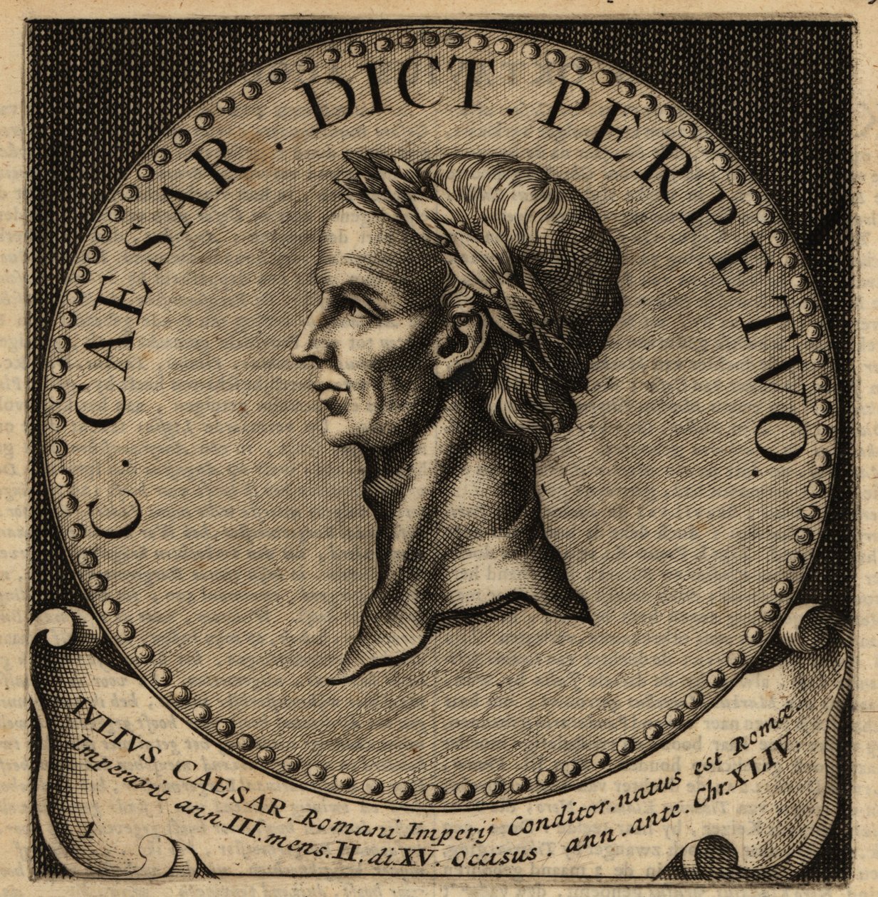 Julius Cæsar, Caius Julius Cæsar, romersk diktator. af Netherlandish School