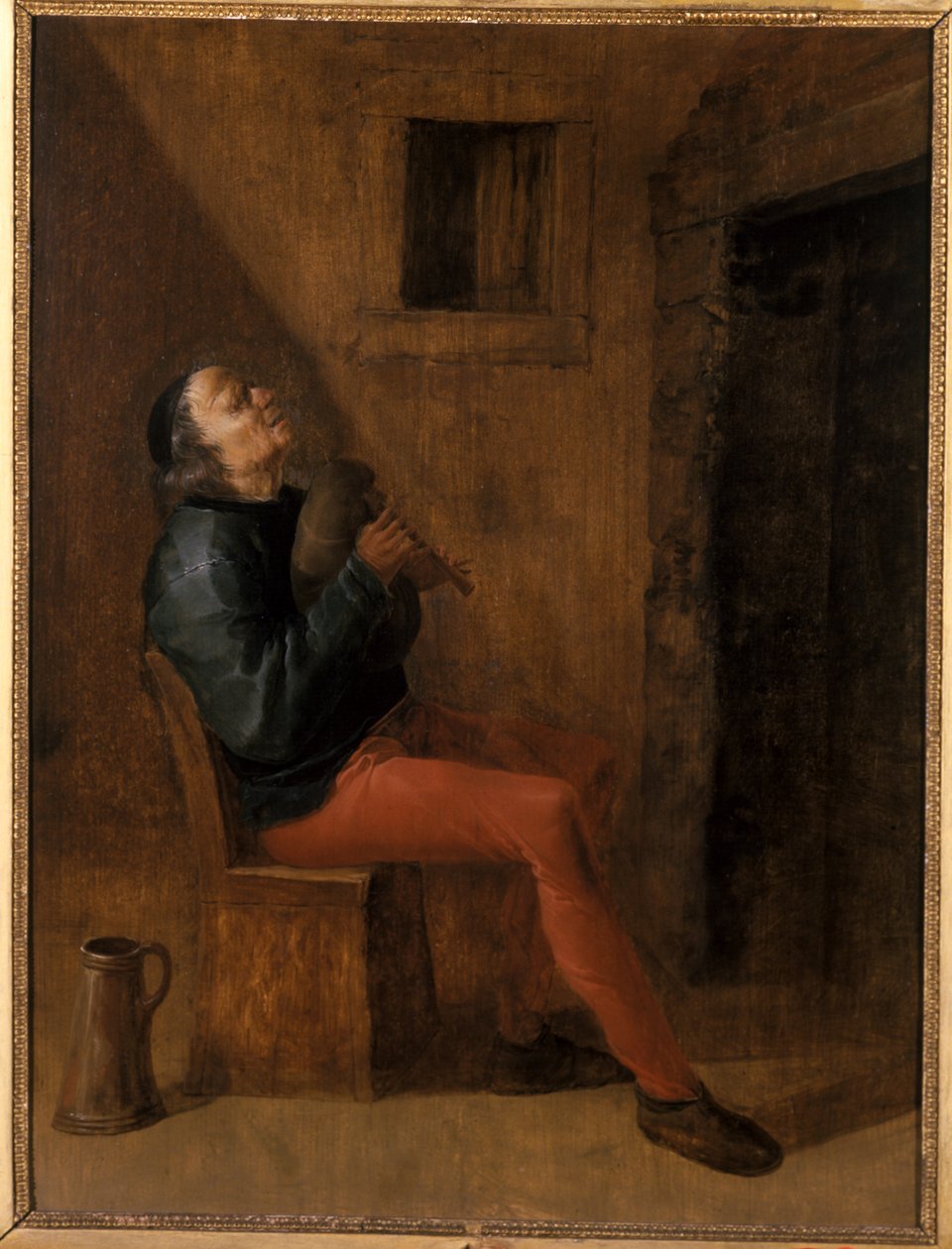 Gammel sækkepibespiller af Netherlandish School