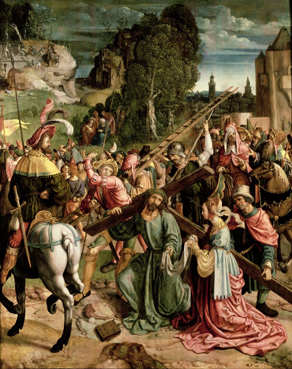 På vejen til Golgata, ca. 1520 af Netherlandish School