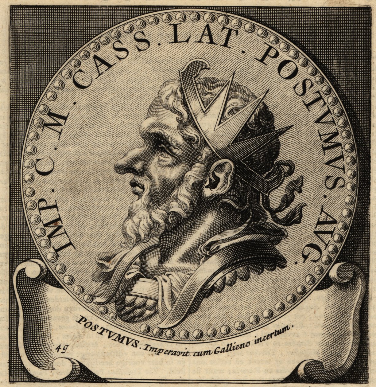 Portræt af den romerske kejser Postumus af Netherlandish School