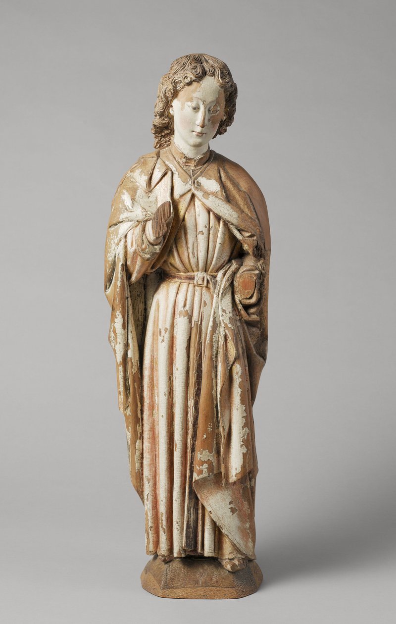 Sankt Johannes evangelisten af Meester van Koudewater, ca. 1470 (valnød) af Netherlandish School