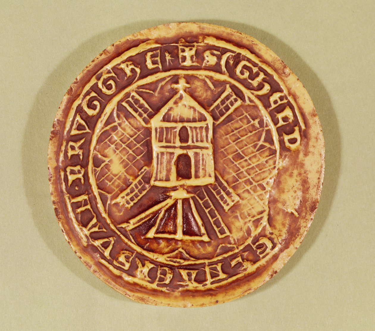 Segl for Brugge Guild of Millers, 1407 af Netherlandish School