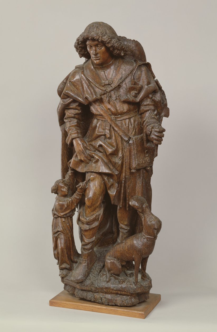 St. Roch (træ) af Netherlandish School