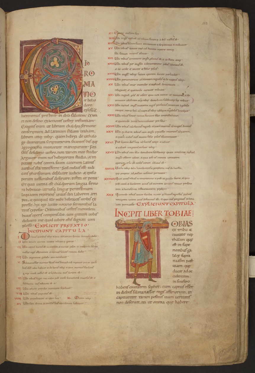Stavelot-bibelen, Add MS 28107, f.102r af Netherlandish School