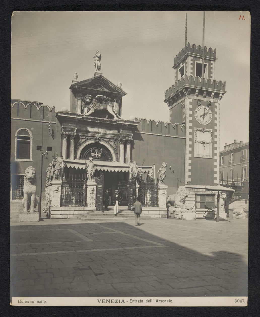 Porta Magna fra Arsenal i Venedig Venezia - Entrata dell