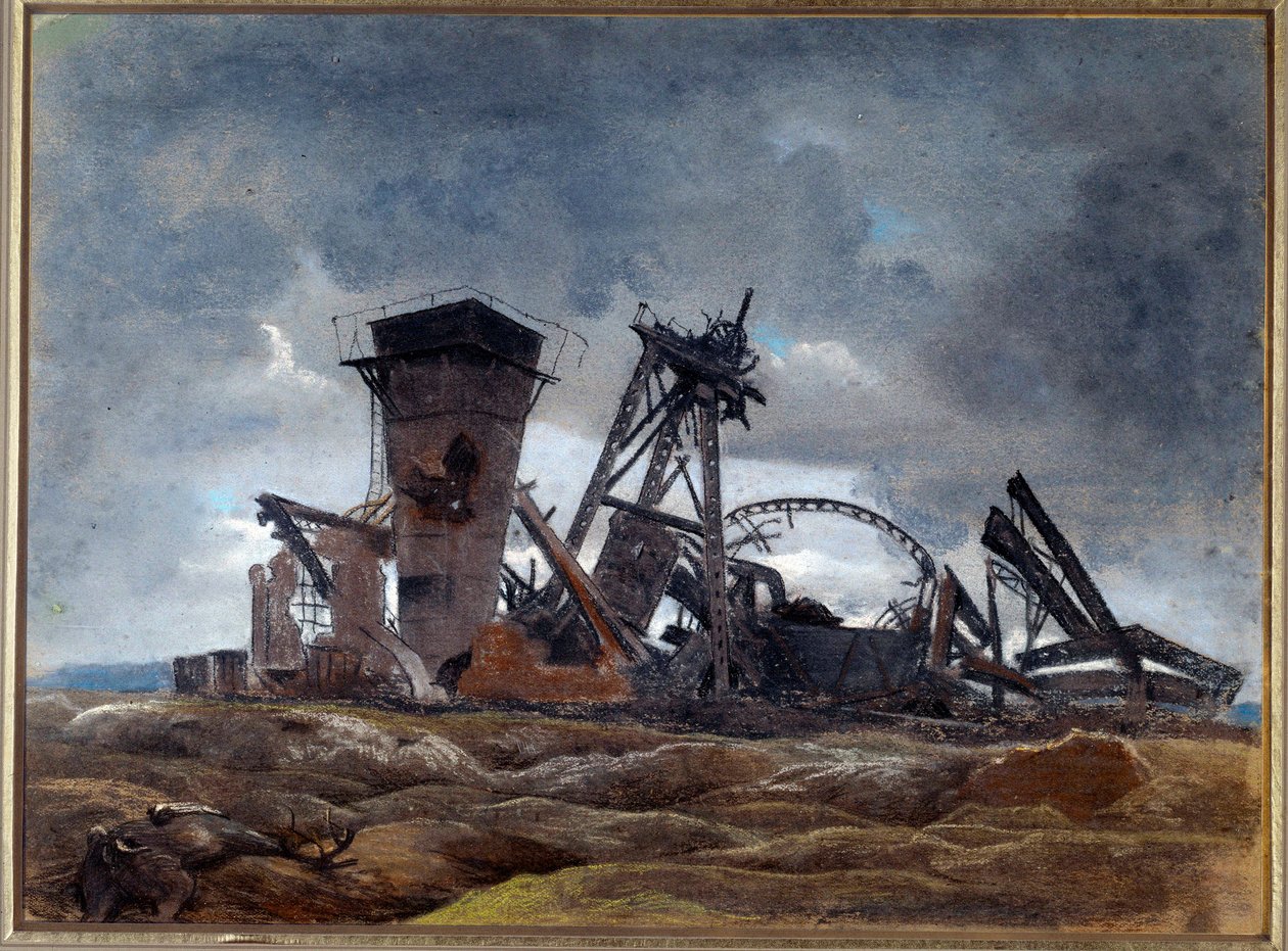 "Minens brønd" 1915 (akvarel) af Neville Stephen Lytton