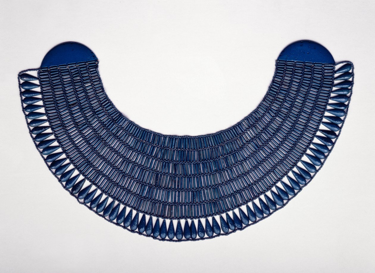 Wesekh krave, muligvis fra Theben, ca. 1336-1295 (fajance) af New Kingdom Egyptian