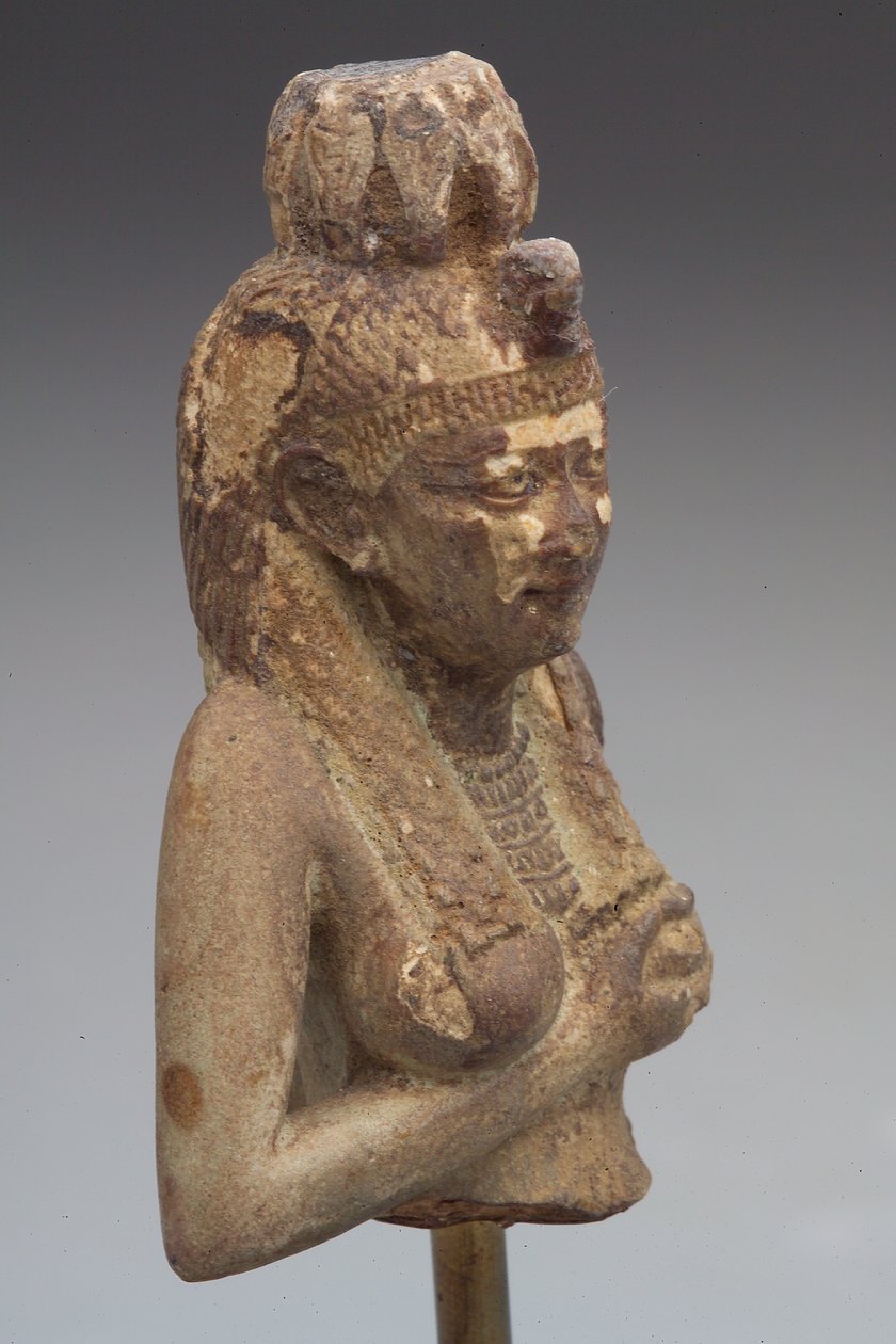 Isis, Det Nye Rige (1550-1085.f.Kr.) (sten) af New Kingdom Egyptian