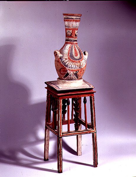Vase på en skammel af New Kingdom Egyptian