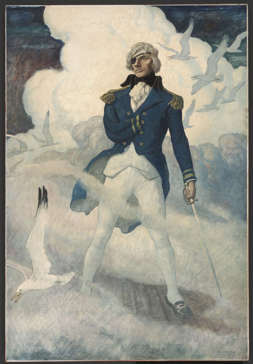 The Admirals Ghost, ca. 1939 (olie på renæssancepanel) af Newell Convers Wyeth