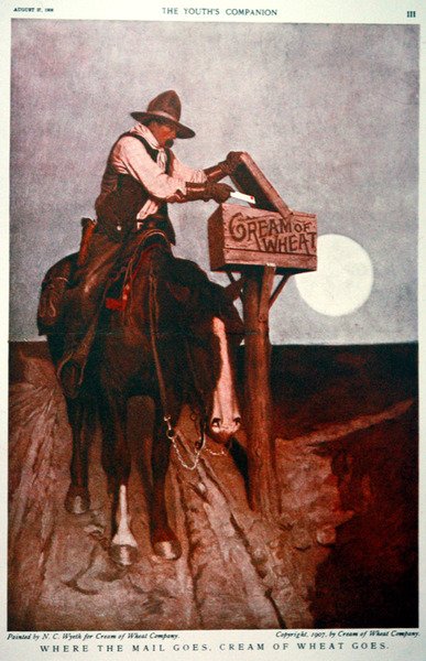 Annonce for Cream of Wheat Company af Newell Convers Wyeth