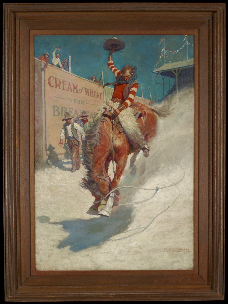 Bronco Buster af Newell Convers Wyeth