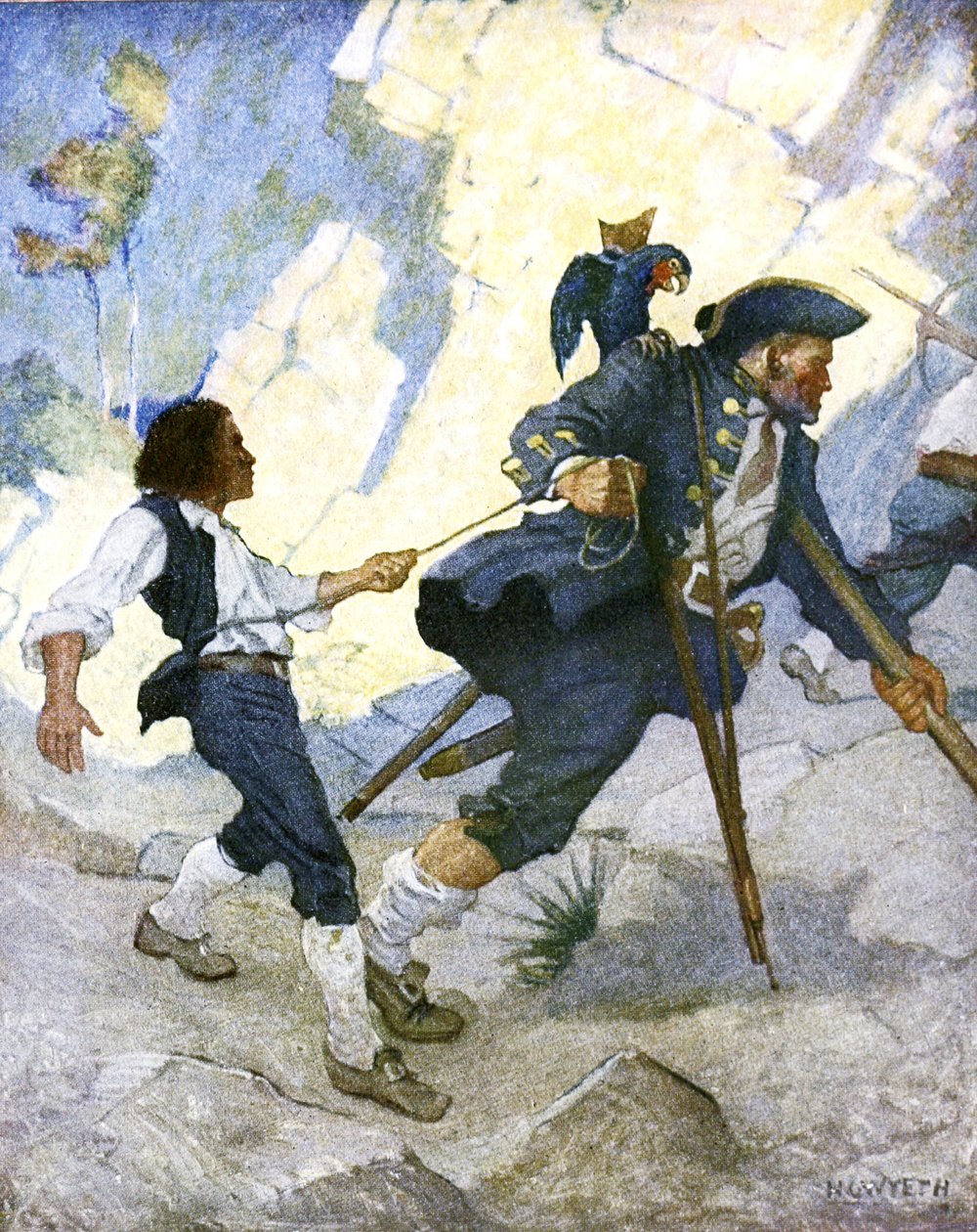 For hele verden blev jeg ført som en dansende bjørn, en illustration fra 