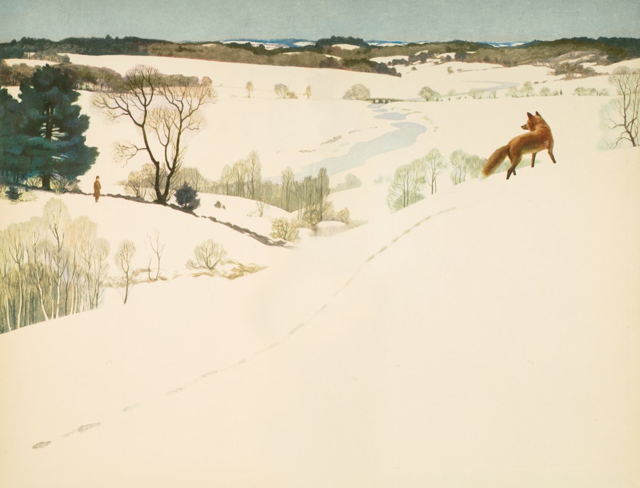 Fox in the Snow, slutpapir i 