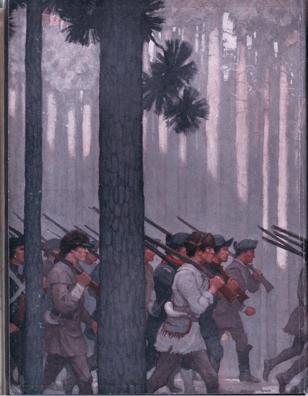 Indvendigt omslagsdesign, 1928 af Newell Convers Wyeth