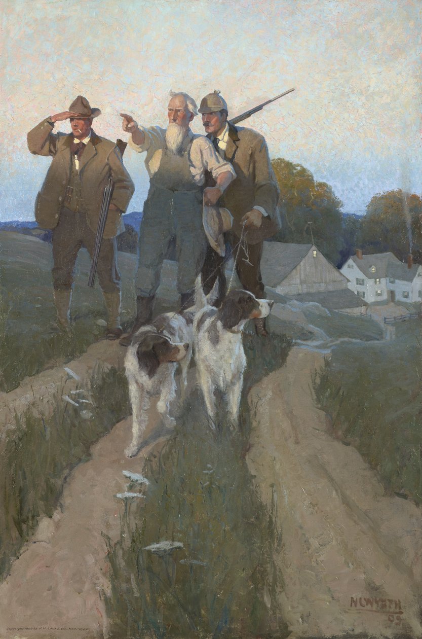 Over Yonder, 1909 af Newell Convers Wyeth