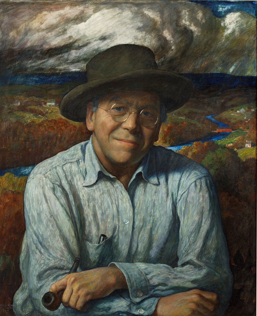 Selvportræt af Newell Convers Wyeth