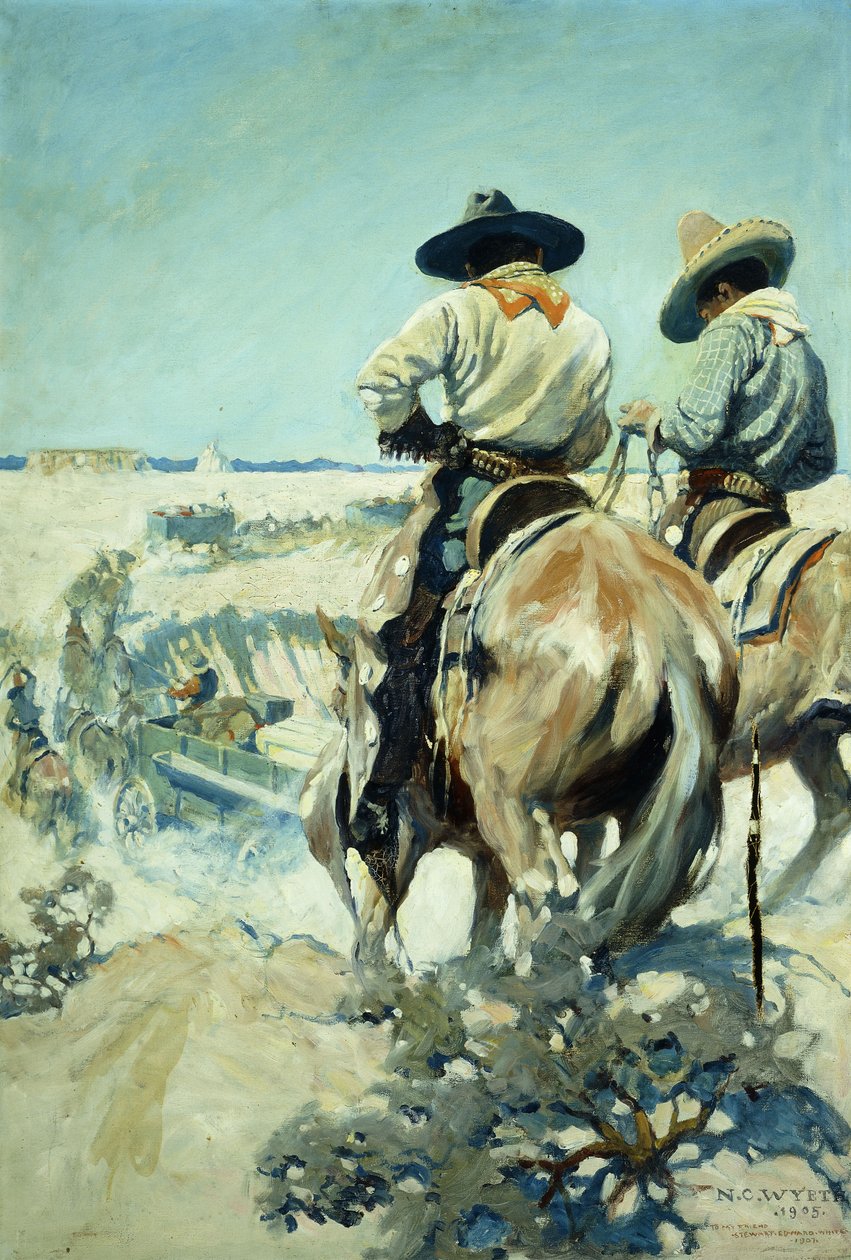 Forsyningsvogne af Newell Convers Wyeth