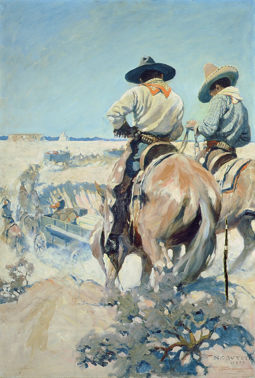 Forsyningsvogne af Newell Convers Wyeth