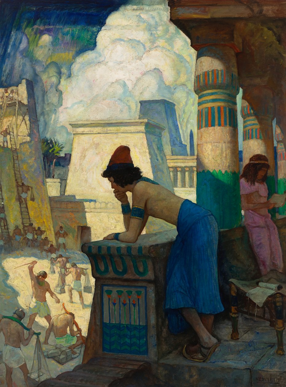 "Drengen, Moses..." af Newell Convers Wyeth