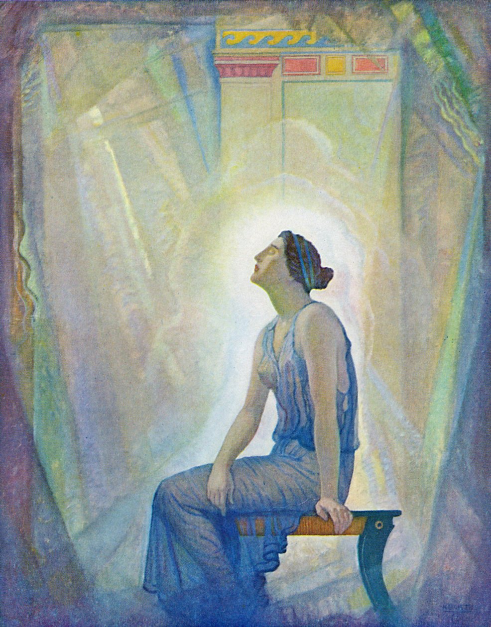 Den sørgende Penelope, 1929 af Newell Convers Wyeth