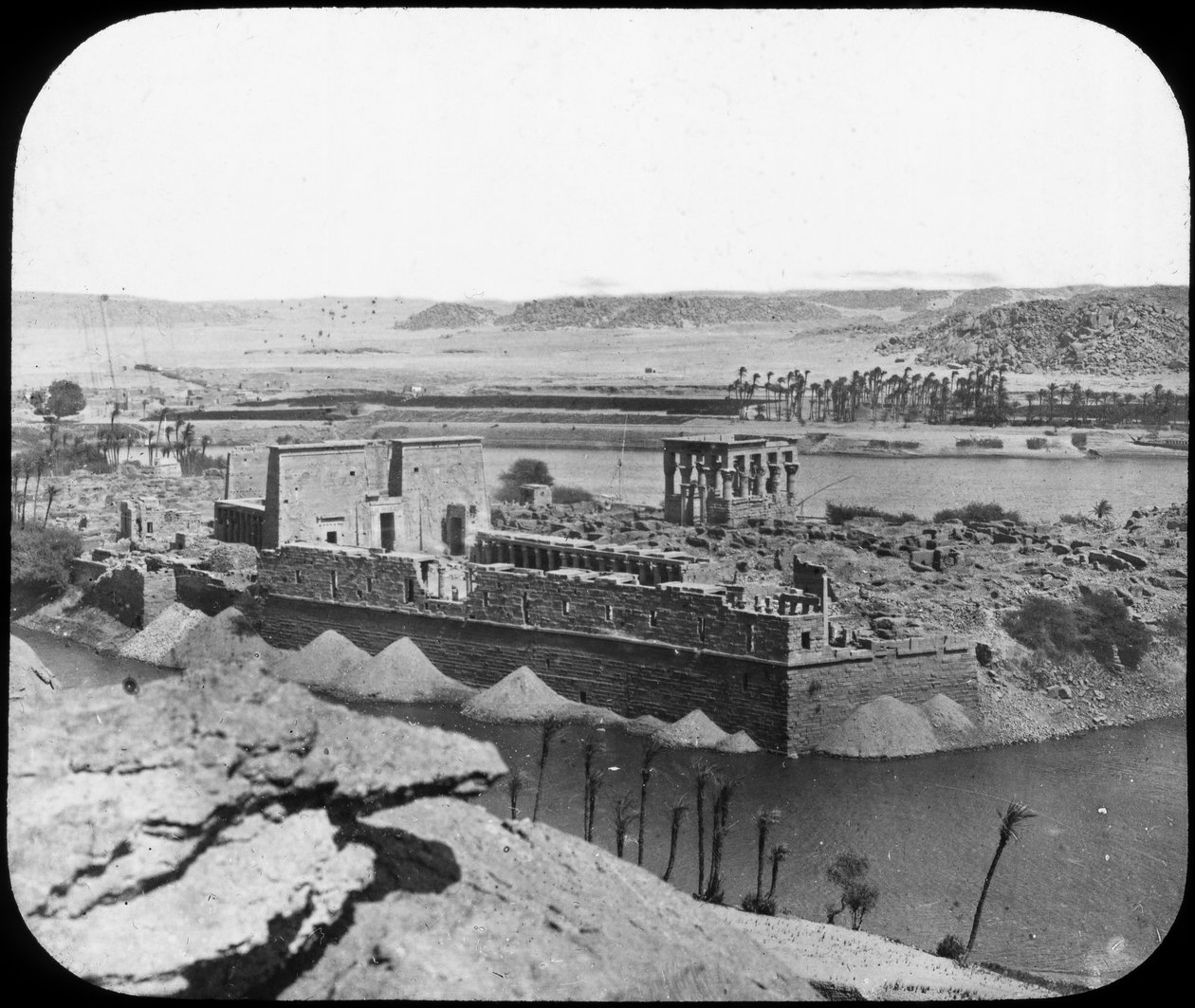 Generelt billede af ruiner, Philae, Egypten, c1890. af Newton and Co