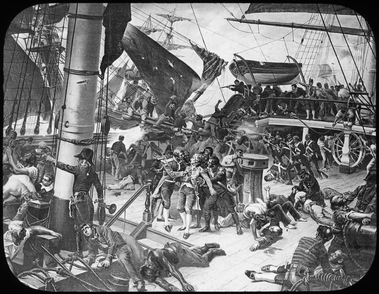 Dækket af HMS Victory, 1805 af Newton and Co