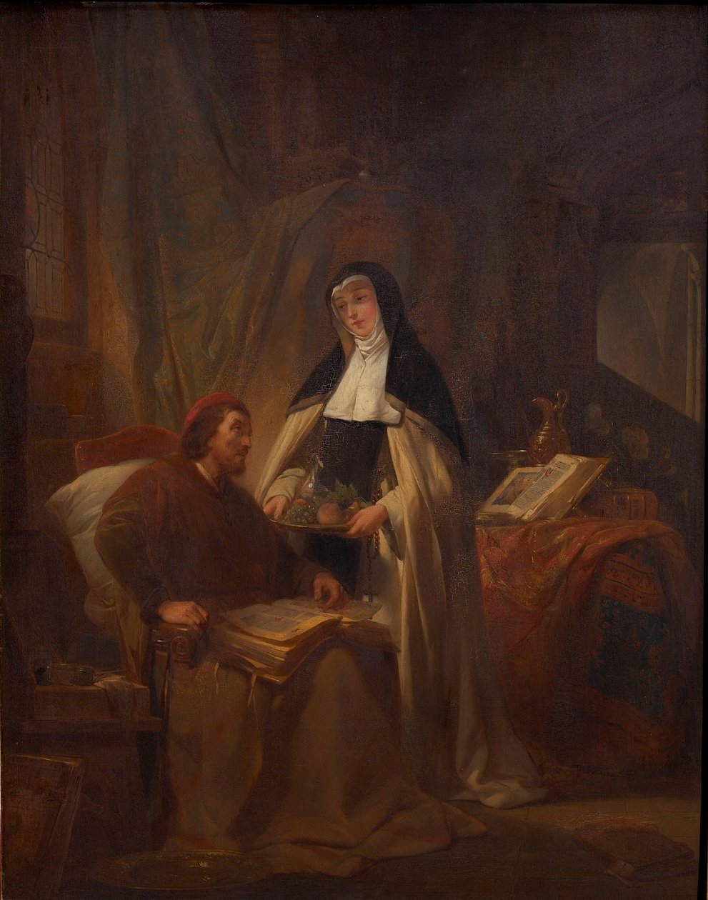 Hans medlemskab på Sint-Jan Hospitalet i Brugge, af Nicaise de Keyser