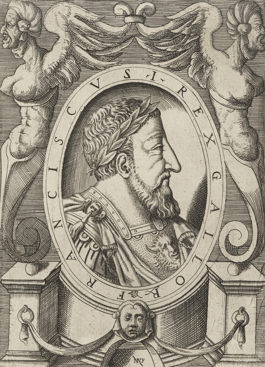 Frans I af Frankrig, pub. C. 1568 af Niccolò Nelli