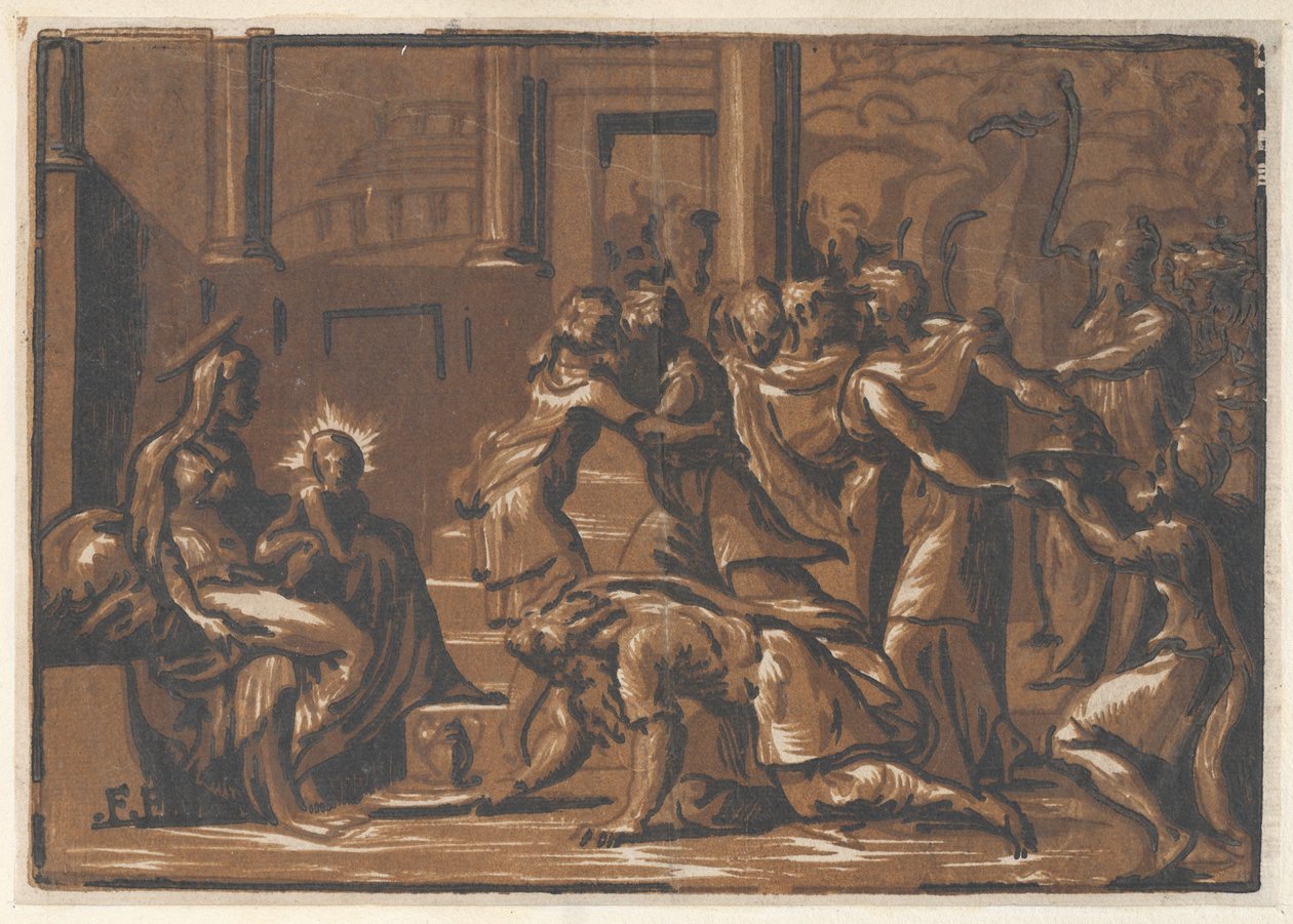Magiernes tilbedelse, 1540-50., 1540-50. af Niccolò Vicentino.