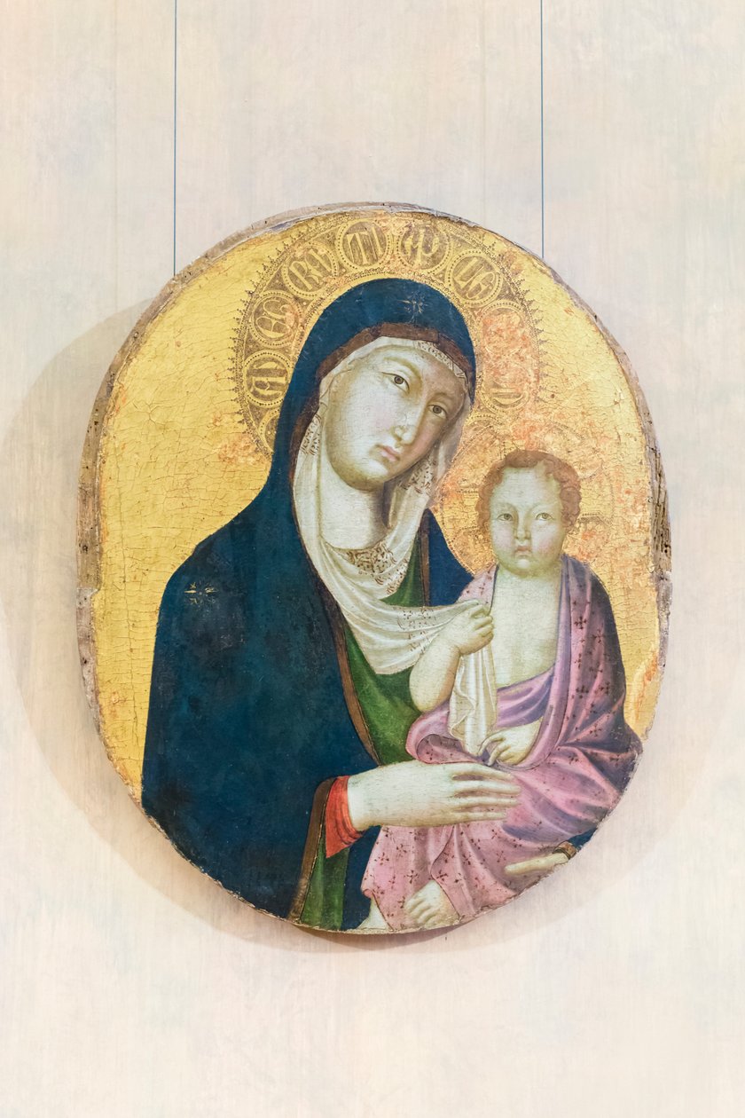 Madonna og barn af Niccolò di Segna
