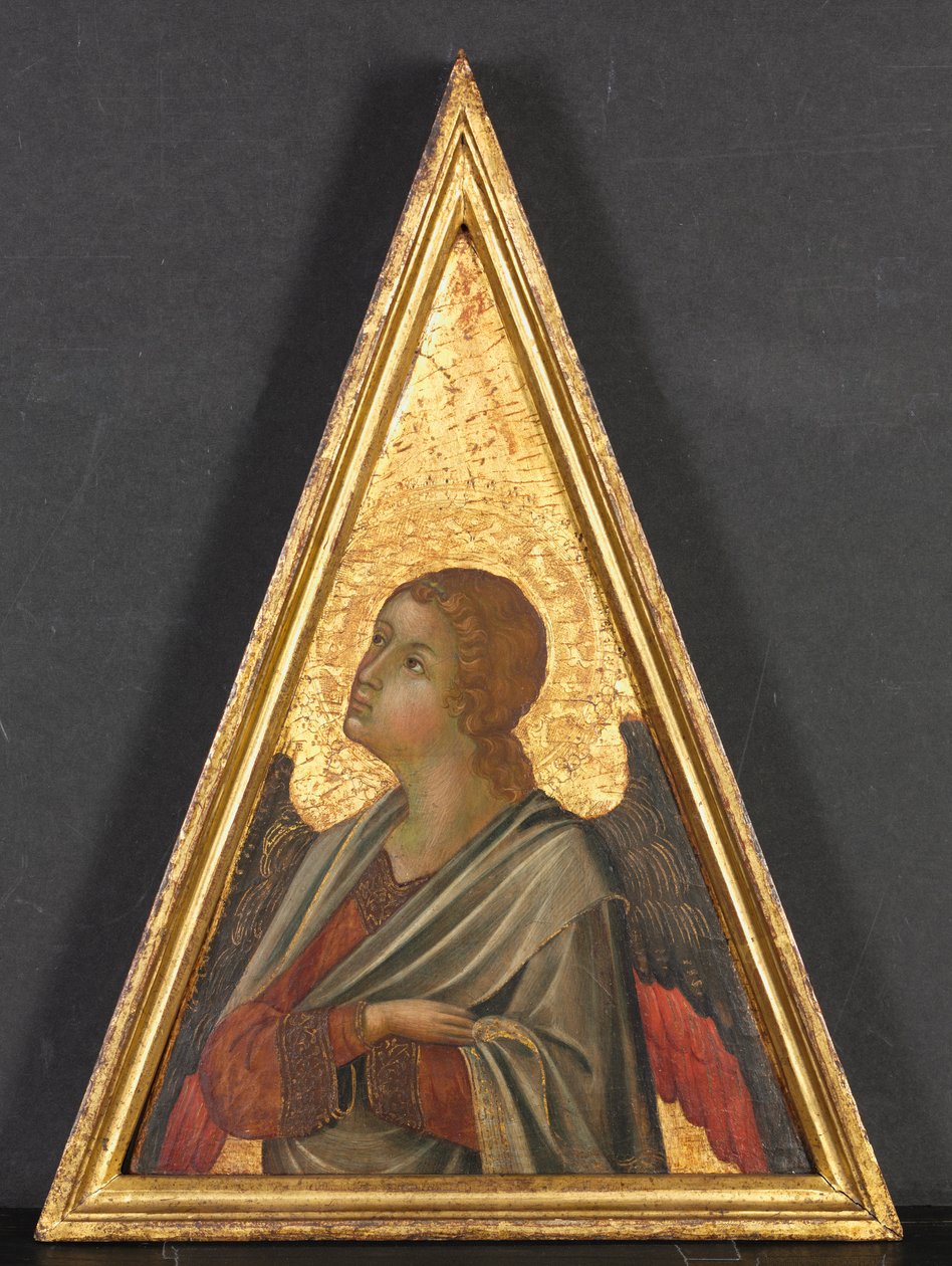 Pinnacle med englepar, ca. 1340. af Niccolò di Segna
