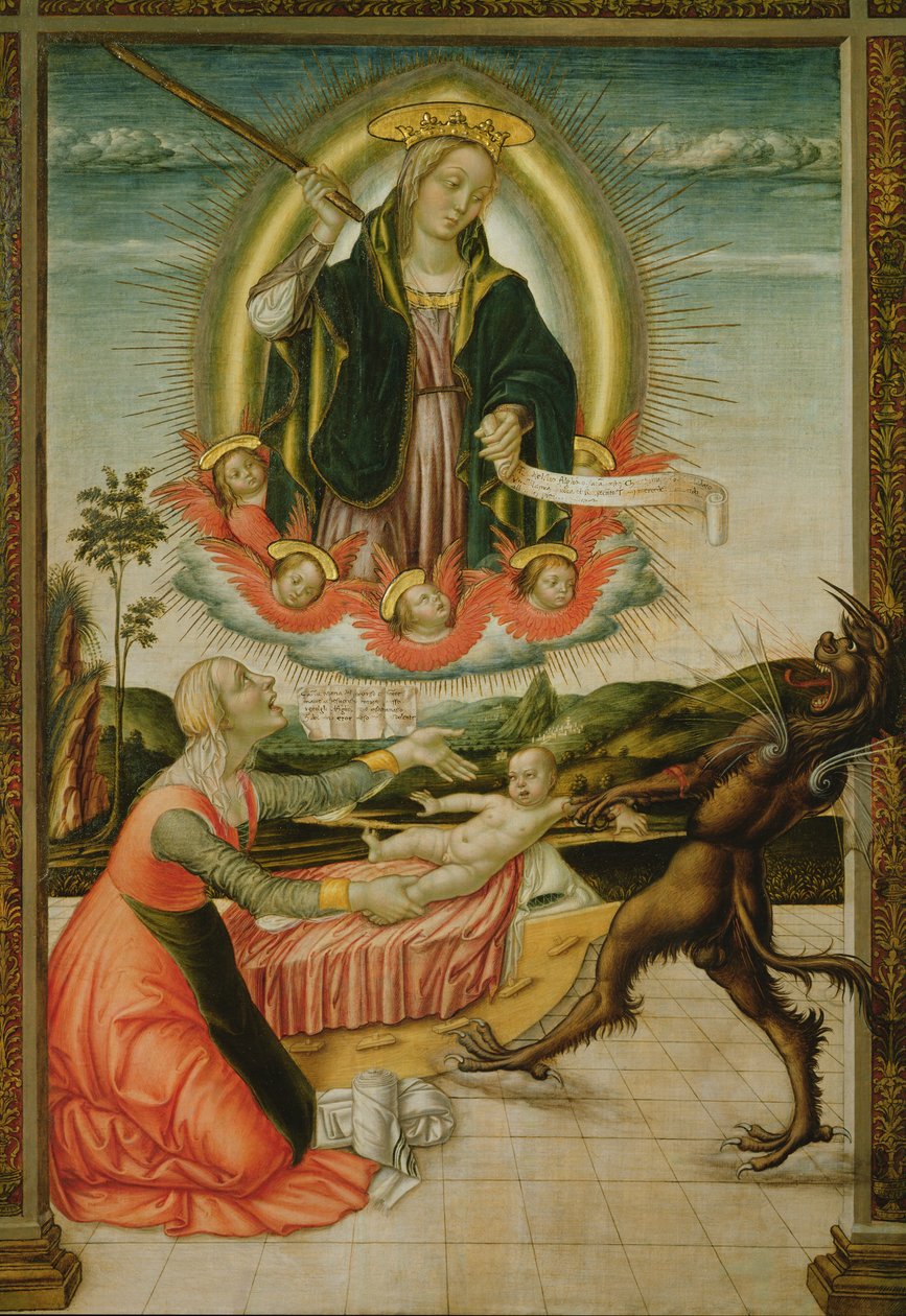 Lady of Relief (tempera ombord) af Niccolo di Liberatore