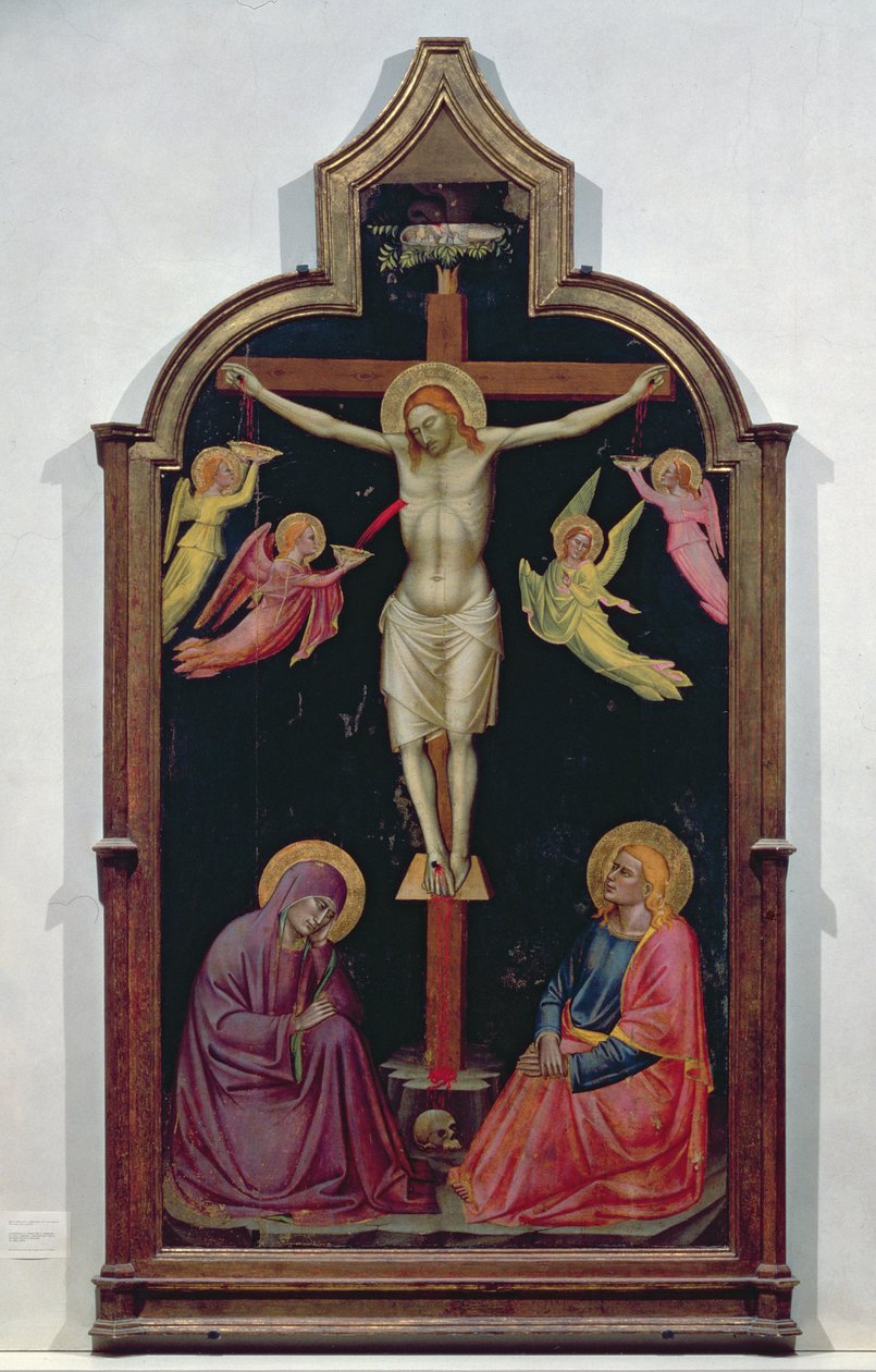 Korsfæstelse (tempera på panel) af Niccolò Pietro di Gerini