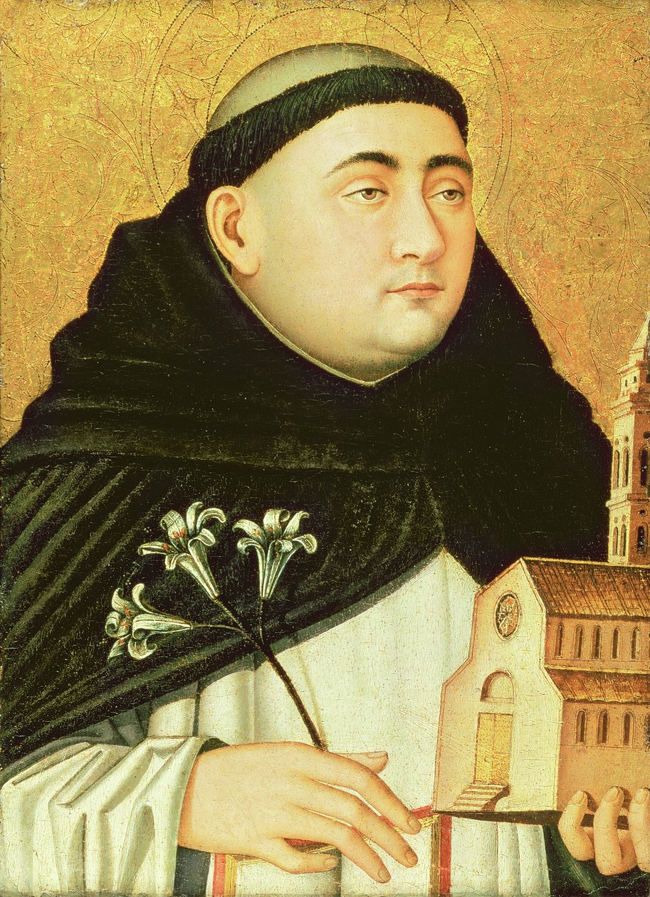 Buste af Saint Dominic, ca. 1455 af Niccolo Antonio Colantonio