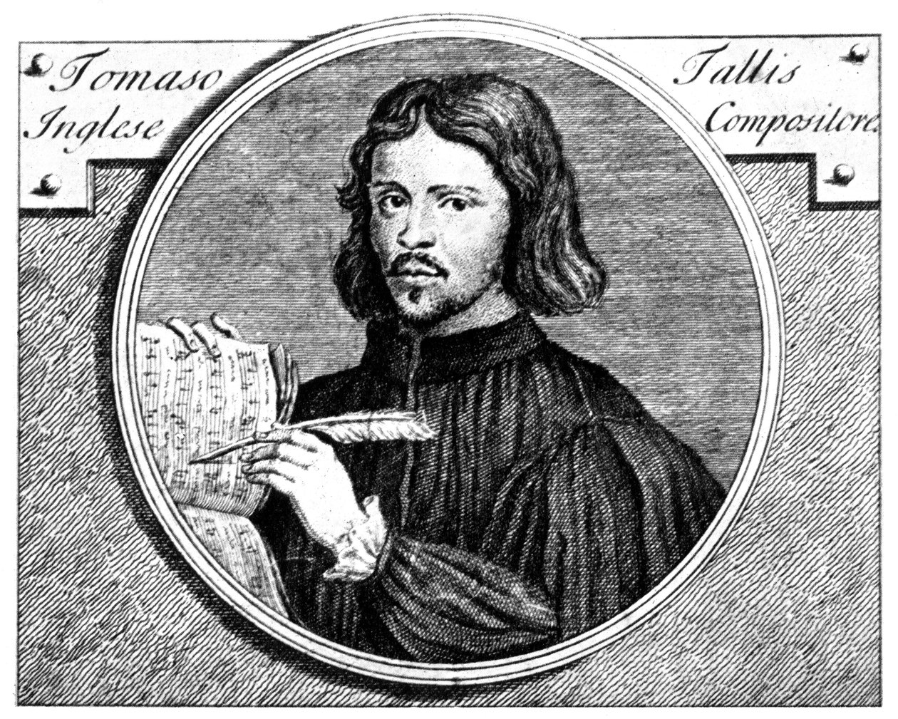 Thomas Tallis, c1505-1585, English organist and composer, 1700dani af Niccolo Francesco Haym