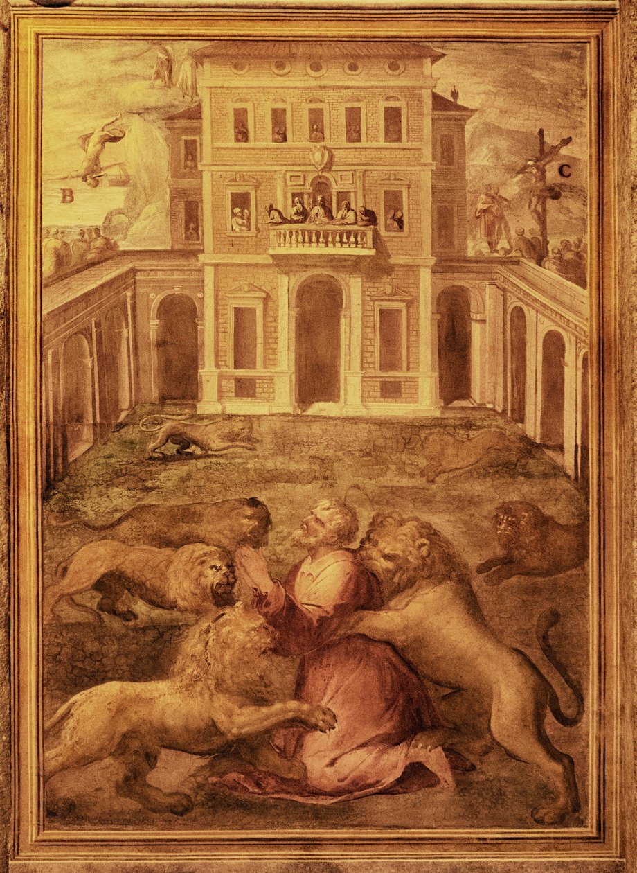 Minor Basilica Santo Stefano Rotondo, Santo Stefano al Monte Celio, Basilica of Santo Stefano Rotondo al Celio af Niccolo called Pomarancio Circignani