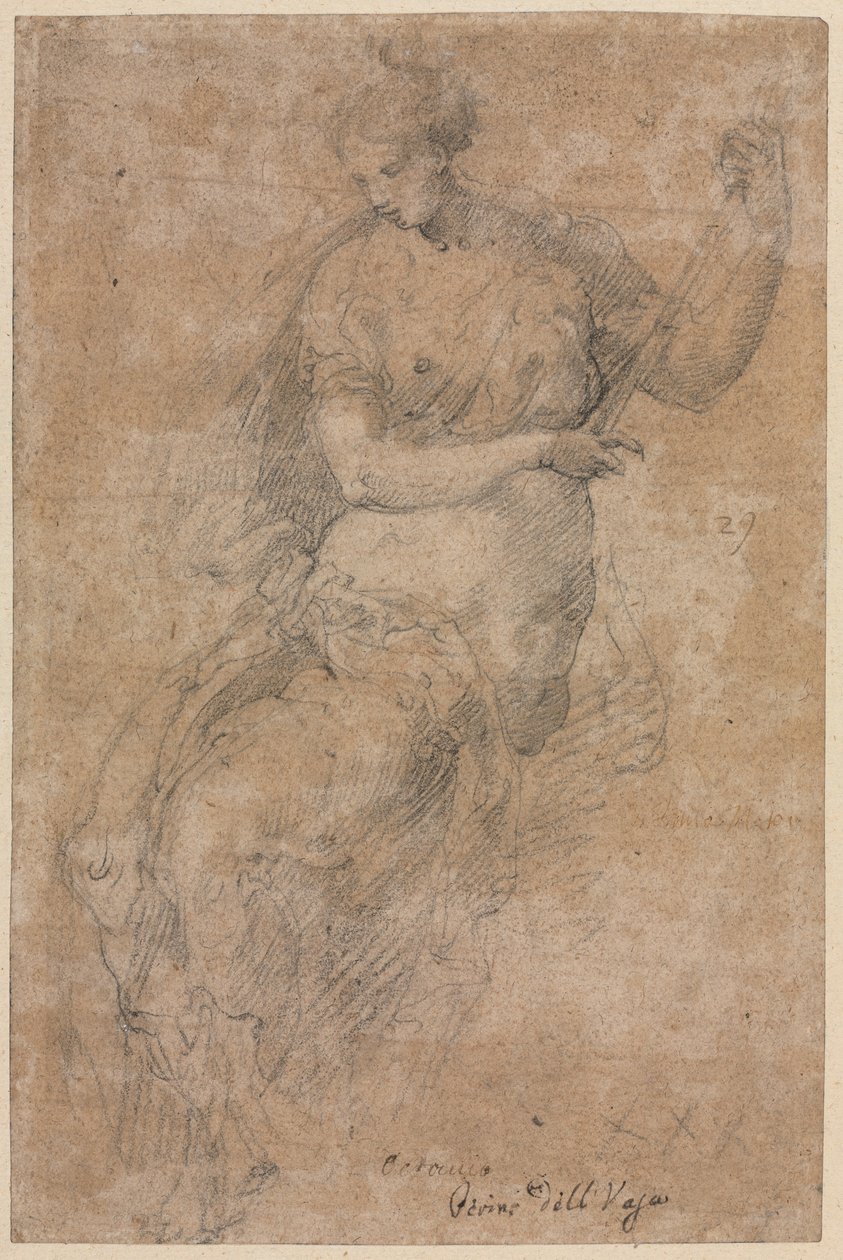 Allegorisk figur (rekto) af Niccolo dell