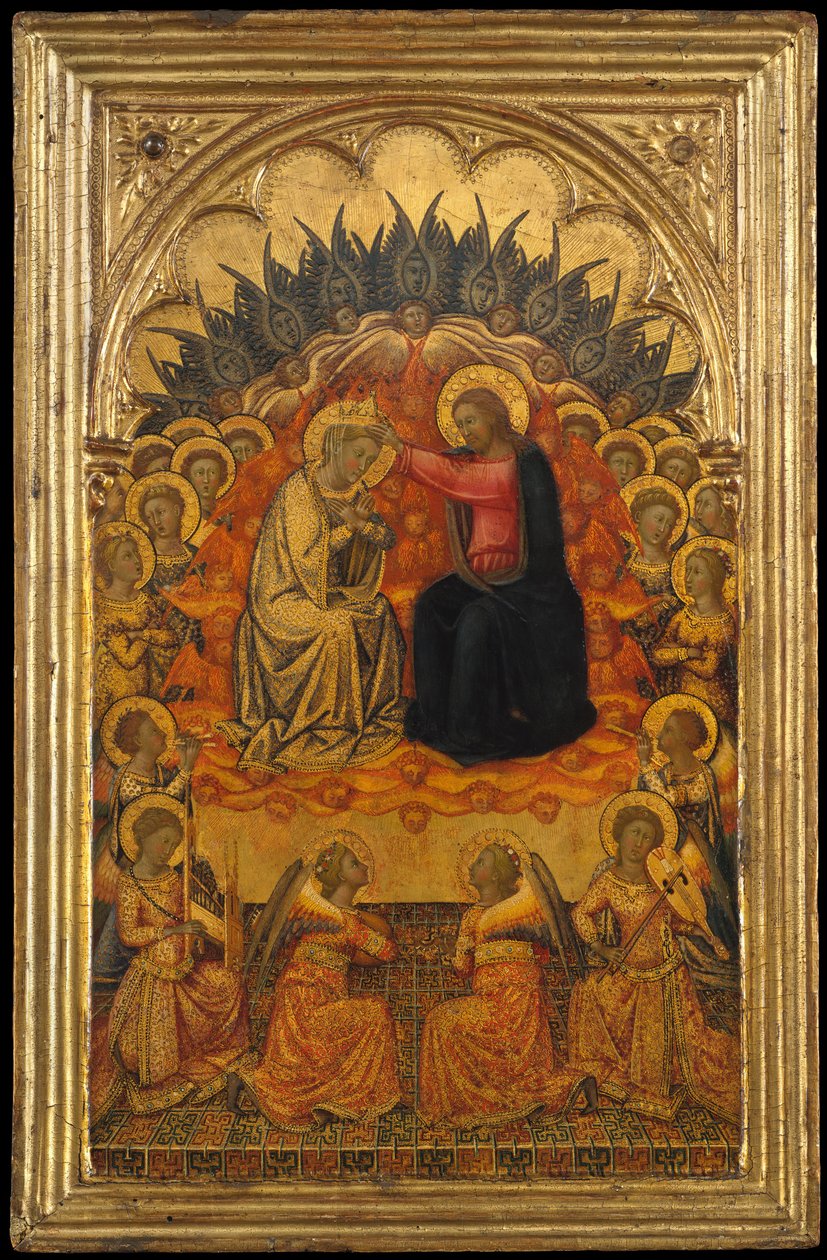 Jomfruens kroning, ca. 1380. af Niccolo di Buonaccorso