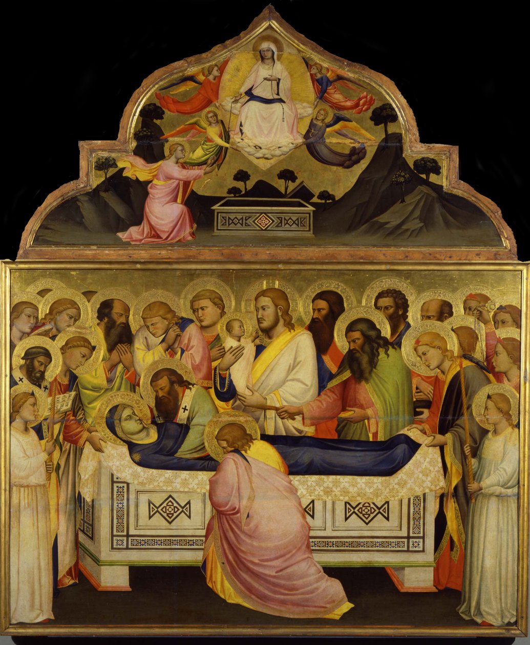 Jomfruens død, ca 1370-1375 af Niccolo di Pietro Gerini