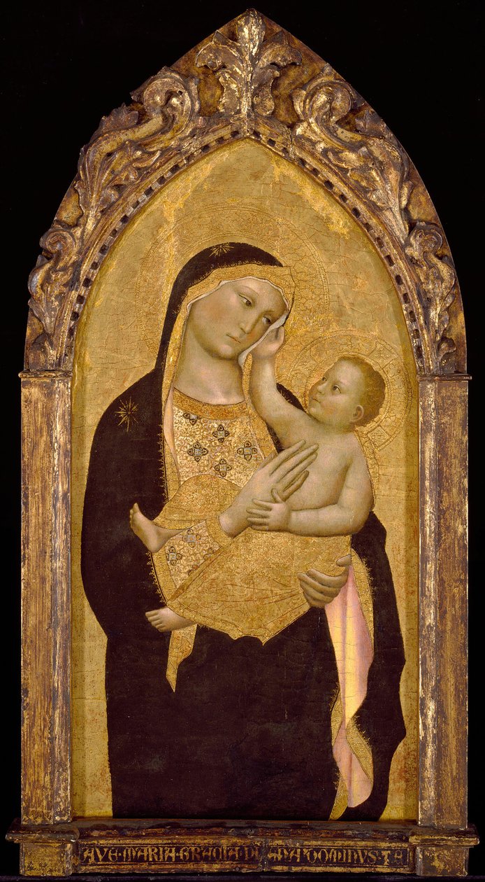 Jomfru og barn, 1390-1400. af Niccolo di Pietro Gerini