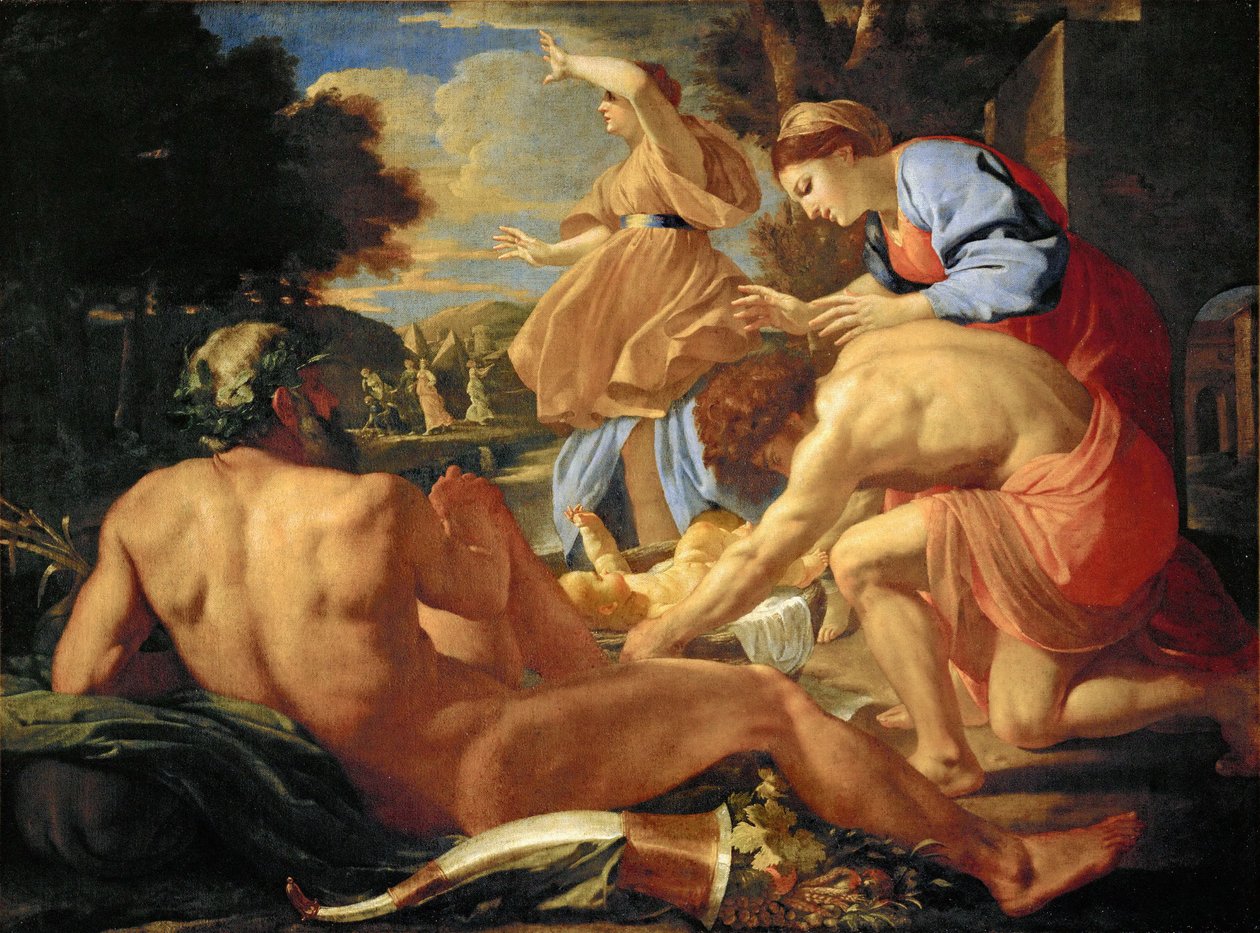 Udstilling af Moses af Nicolas Poussin