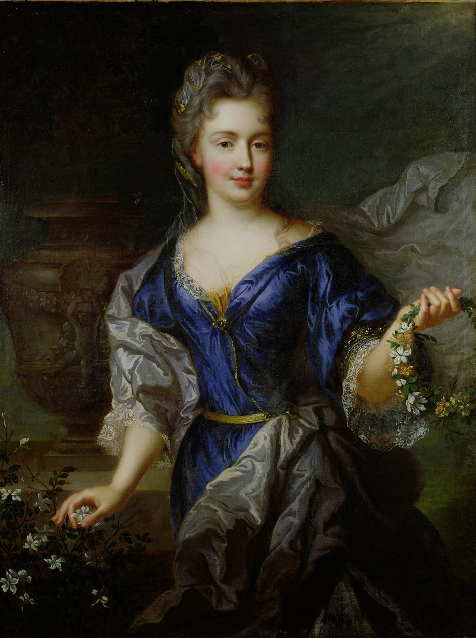 Marie-Anne de Bourbon (1666-1739) Prinsesse af Conti af Nicolas de Largillière