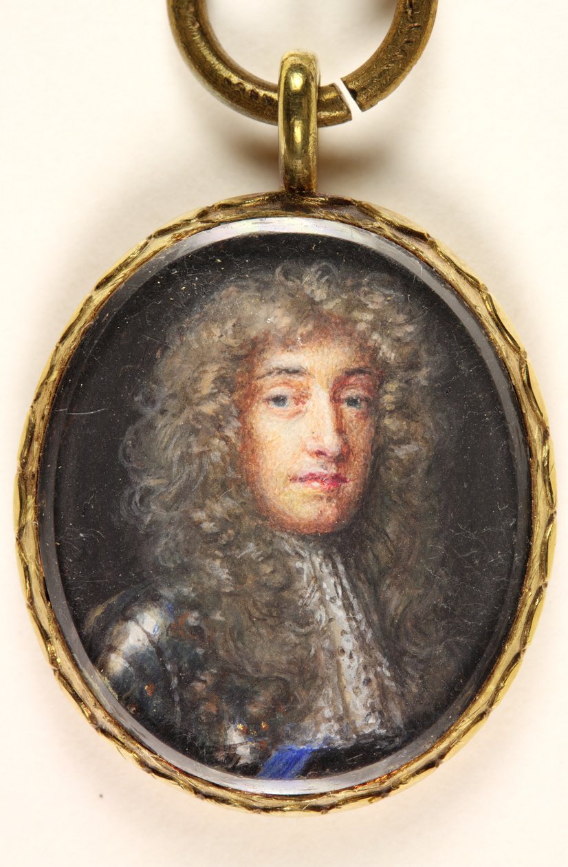 James II (akvarel på vellum) af Nicholas (cicle of) Dixon