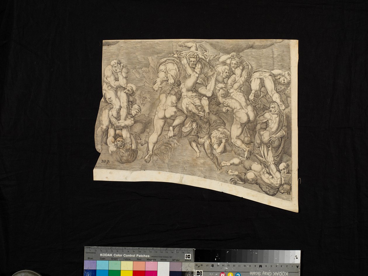Scene fra The Last Judgment af Nicholas Beatrizet