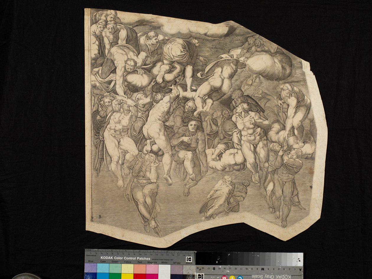 Scene fra The Last Judgment af Nicholas Beatrizet