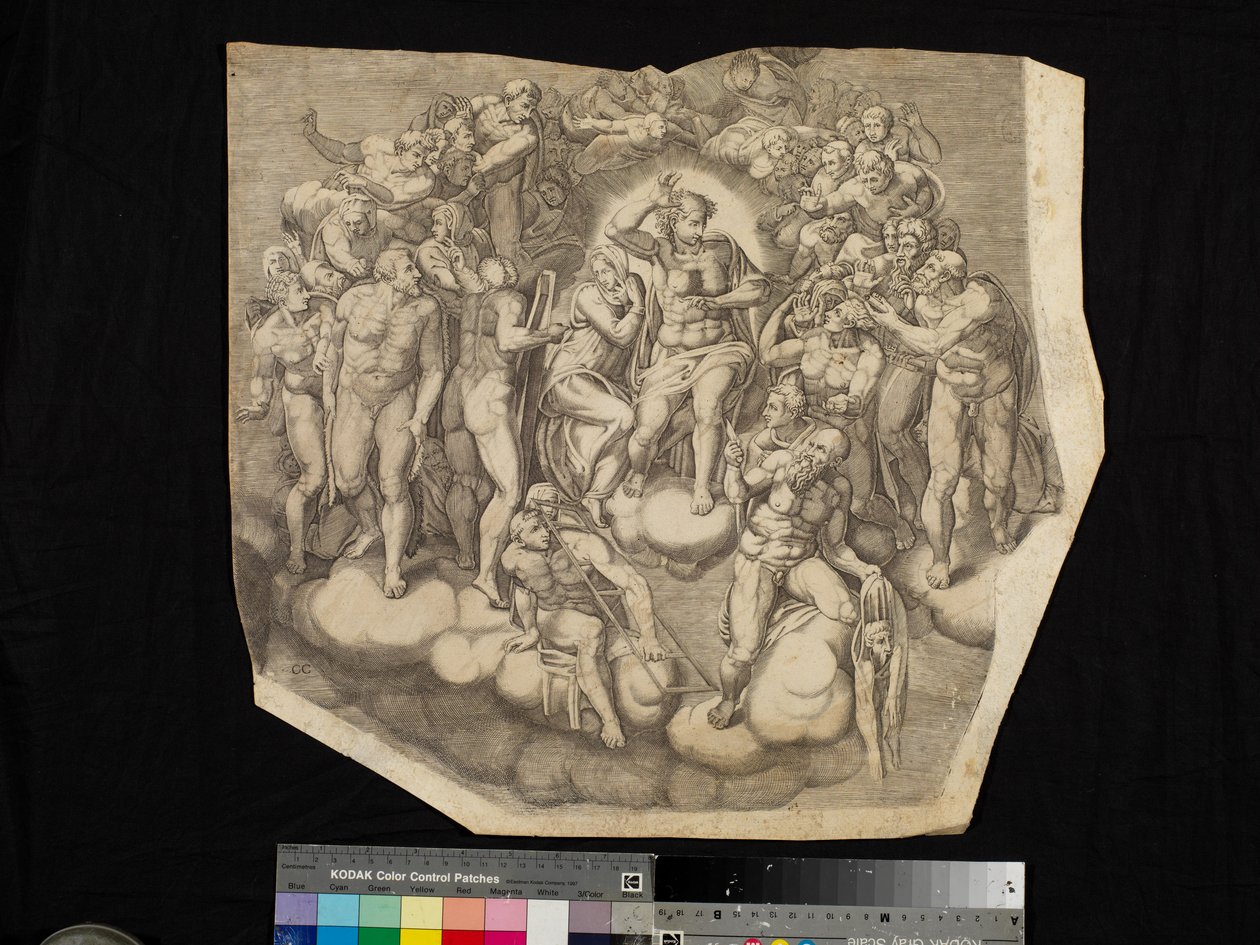 Scene fra The Last Judgment af Nicholas Beatrizet
