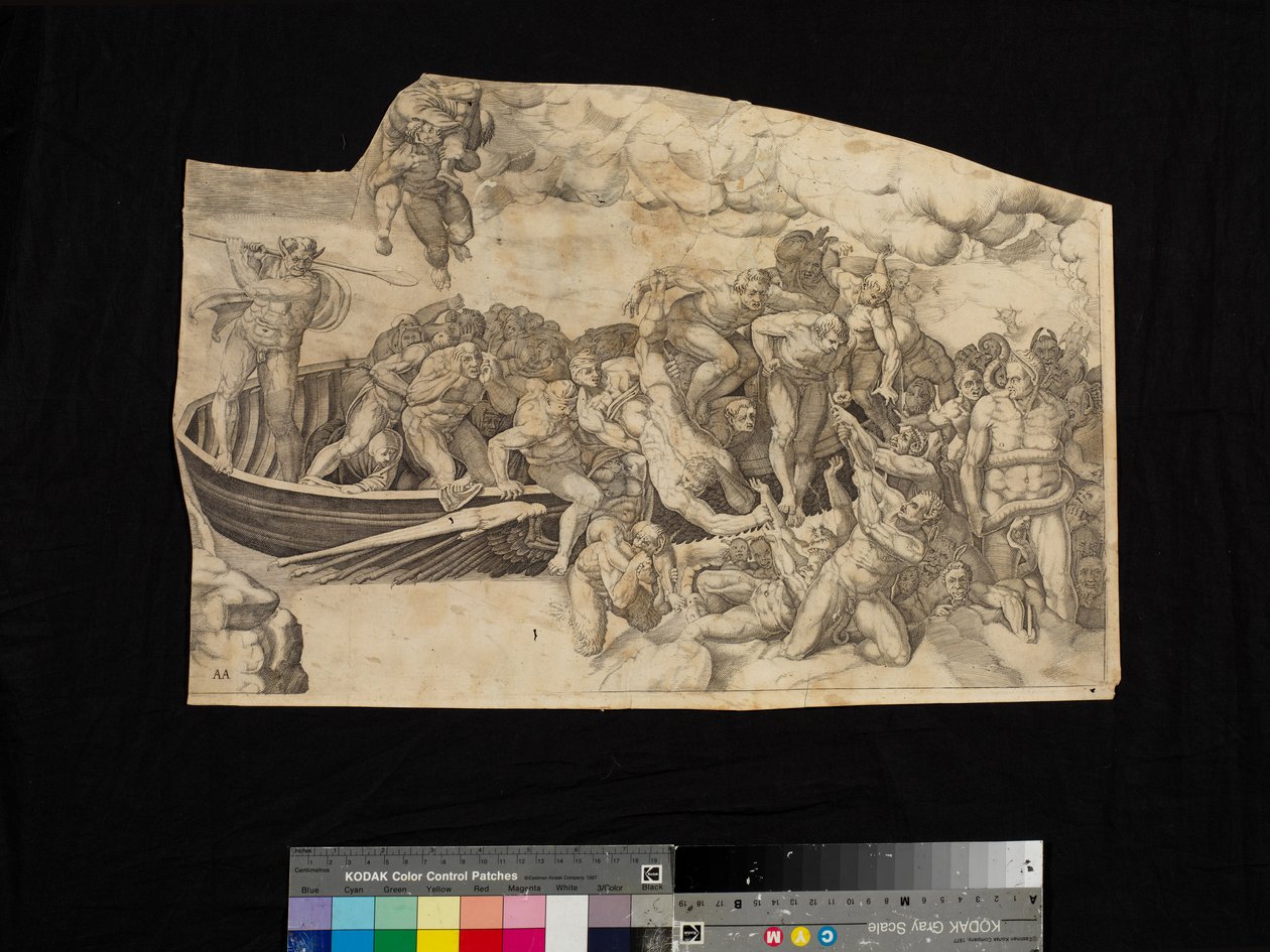 Scene fra The Last Judgment af Nicholas Beatrizet