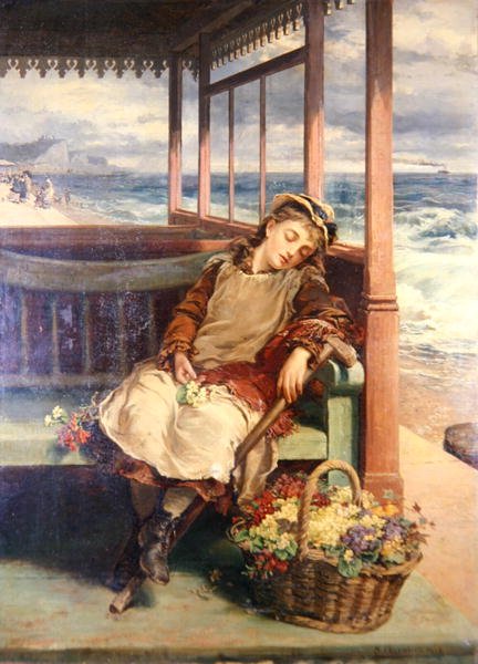 Blomstersælgeren af Nicholas Chevalier