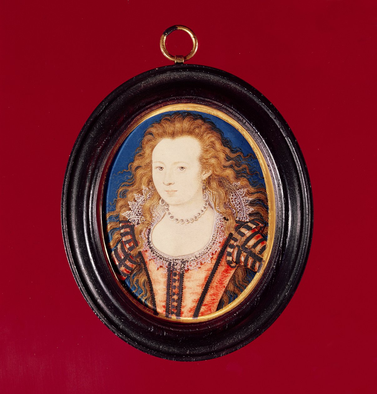 Elizabeth af Bøhmen, kone til kurfyrst Palatine Frederik V, datter af James I af Nicholas Hilliard